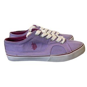 purple polo sneakers